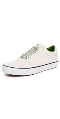 Vans Old Skool Sneakers Marshmallow/Green M 4.5/ W 6