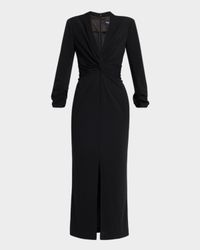 Asher Crystal-Embellished Twill Maxi Dress