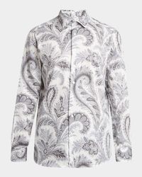 Men's Cotton Multi-Paisley Dress Shirt