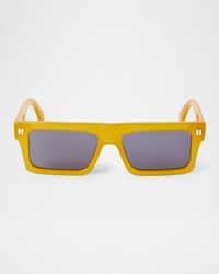 Men's Chandler Acetate Rectangle Sunglasses