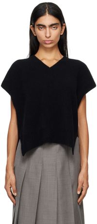 Studio Nicholson Gilet Poros noir