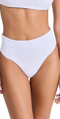 Nomads Current Bikini Bottoms II White Rib Knit 5XL