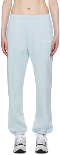 Sporty & Rich Blue Serif Sweatpants
