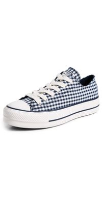 Converse Chuck Taylor All Star Lift Sneakers Obsidian/White/Vintage White 8.5