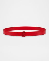 Loubi54 Reversible Belt in Calf Leather