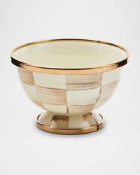 Mocha Check Little Sugar Bowl