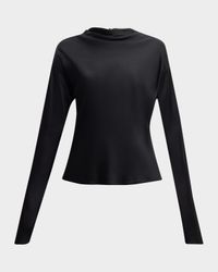 Georgia Cowl-Neck Cutout Top