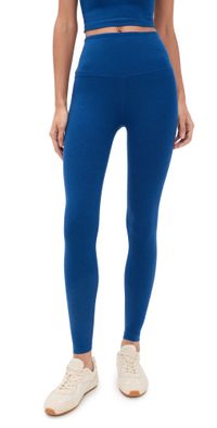 Beyond Yoga Spacedye Caught In The Midi High Waist Leggings Marine Blue Heather XL