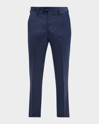 Men's Wool Twill Dress Trousers