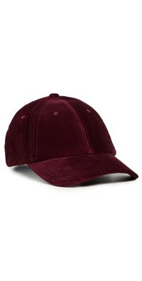 Wales Bonner Corduroy Cap Burgundy One Size