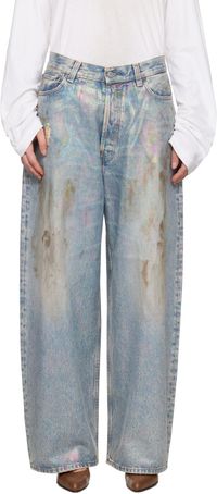 Acne Studios Blue Super Baggy Fit 2023 Jeans