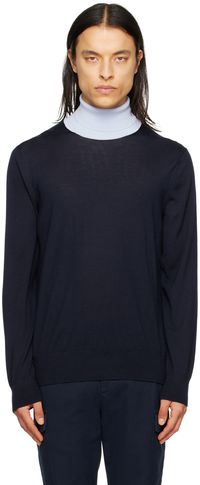 Gabriela Hearst Navy & Blue Jermaine Turtleneck