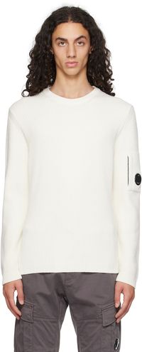 C.P. Company Off-White Lens Sweater