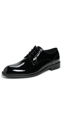 BOSS Tayil Patent Leather Derby Shoes Black 9