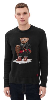 Polo Ralph Lauren Holiday Bear Sweater Polo Black Holiday Bear M
