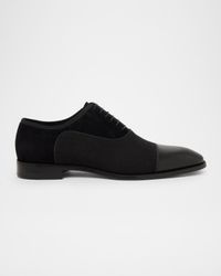 Men's Greggory Leather & Fabric Oxford Shoes