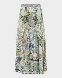 Jardim Party Maxi Circle Skirt