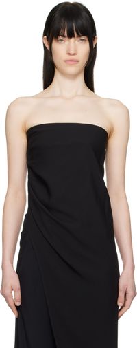 Rick Owens Black Hollywood Lido Long Top