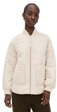 Varley Serina Reversible Quilt Jacket Sandshell S