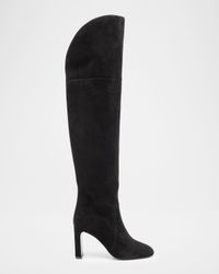 Babette Tubo Suede Over-The-Knee Boots