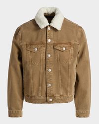 Men's Erickson Sherpa-Collar Denim Jacket