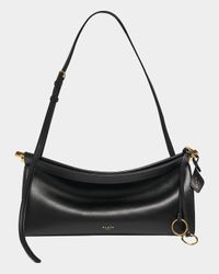 Le Click Medium Shoulder Bag in Glossy Leather