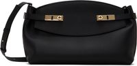 Ferragamo Black Hug Soft Crossbody L Bag