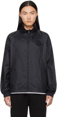 Moncler Black Appliqué Jacket