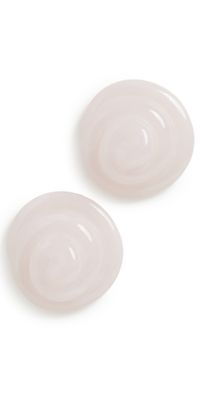 LELET NY Leila Swirl Earrings Rose Quartz One Size