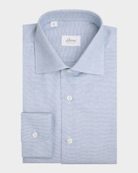 Men's Cotton Herringbone Dress Shirt