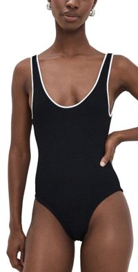 Hunza G Faye One Piece Black One Size