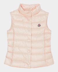 Girl's Liane Quilted Down Vest, Size 4-10