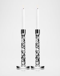 Carat Large Candlesticks, Set of 2