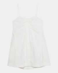 Kendall Sleeveless Button-Front Mini Dress