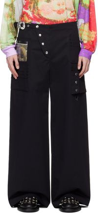 Chopova Lowena Black Miller Wallet Trousers