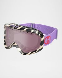 Multicolor Logo Injection Plastic Shield Sunglasses