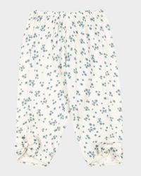 Rosie H-W x Girl's Mioblu Floral Cotton Pants, Size 12M-6