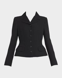 Wool Single-Breasted Jacket