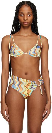 JACQUEMUS Multicolor 'Le Haut de Maillot Barco' Bikini Top