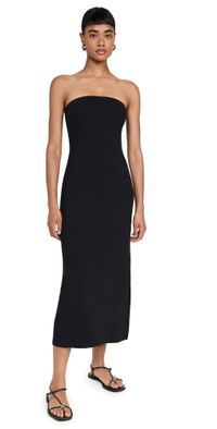 perfectwhitetee Blondie Strapless Dress True Black XS