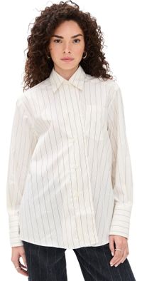 House of Dagmar Asymmetric Shirt White 42