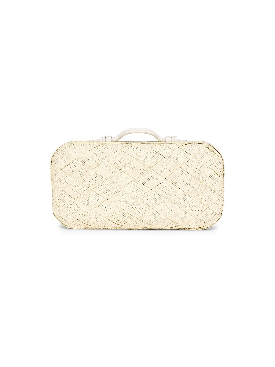 Women's The East West Straw Clutch - Sand