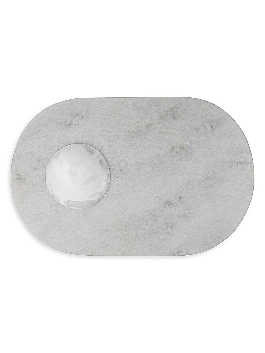 Stone Chopping Board - White