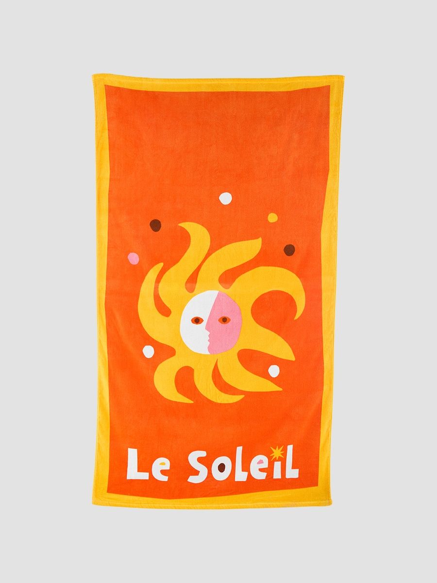 Jonathan Adler Playa Le Soleil Beach Towel - Orange