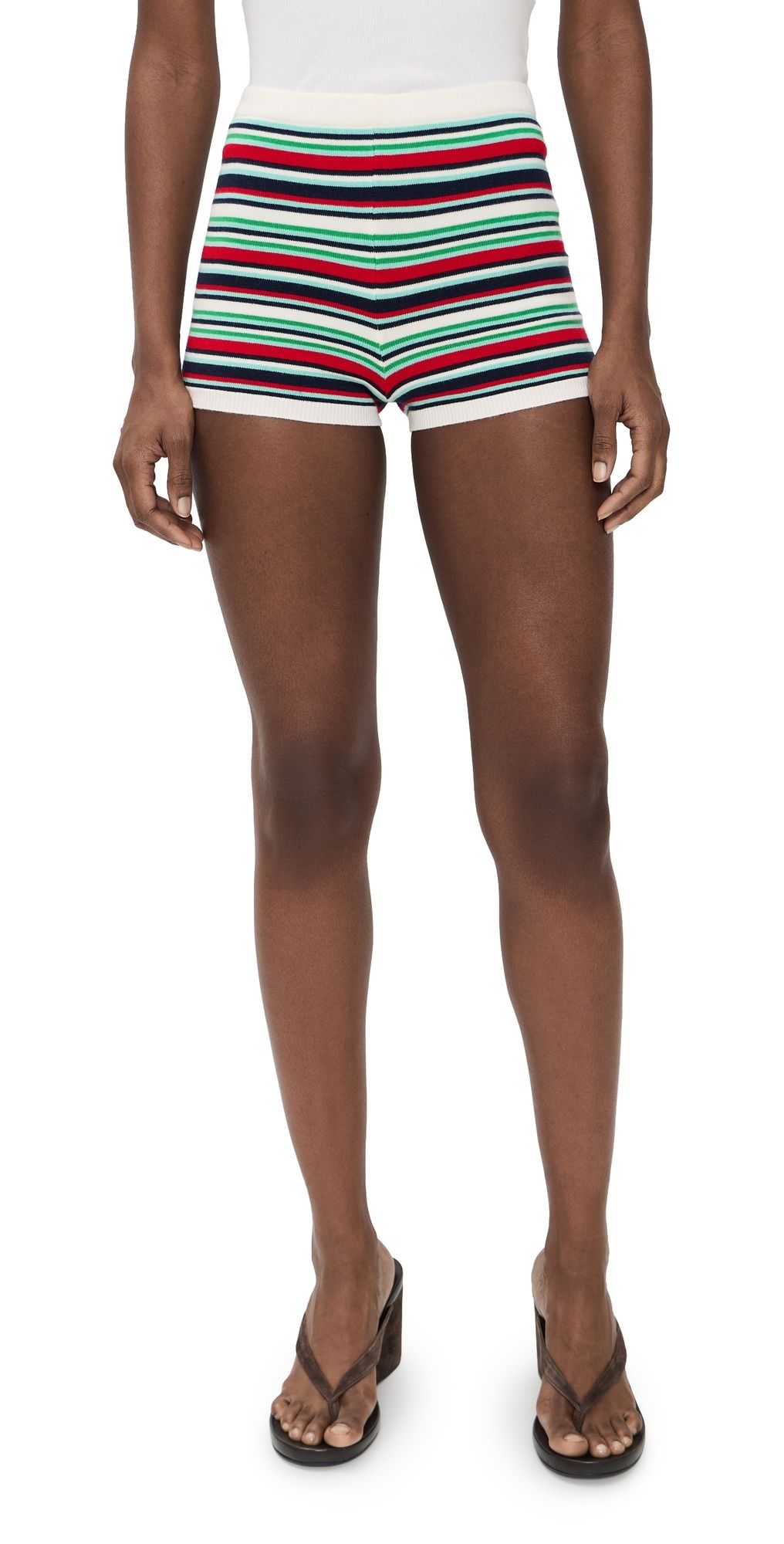 Seven Wonders Xyla Low Waist Knit Hot Shorts Xyla Stripe S