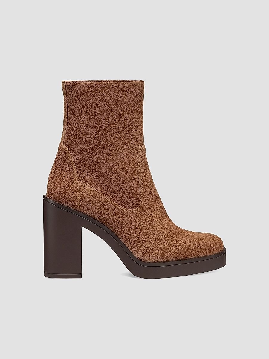Women's Bethenny Sport Suede Booties - Khaki - Size 9