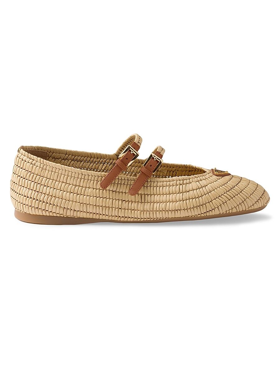 Women's Crochet Ballerinas - Beige Brown - Size 11