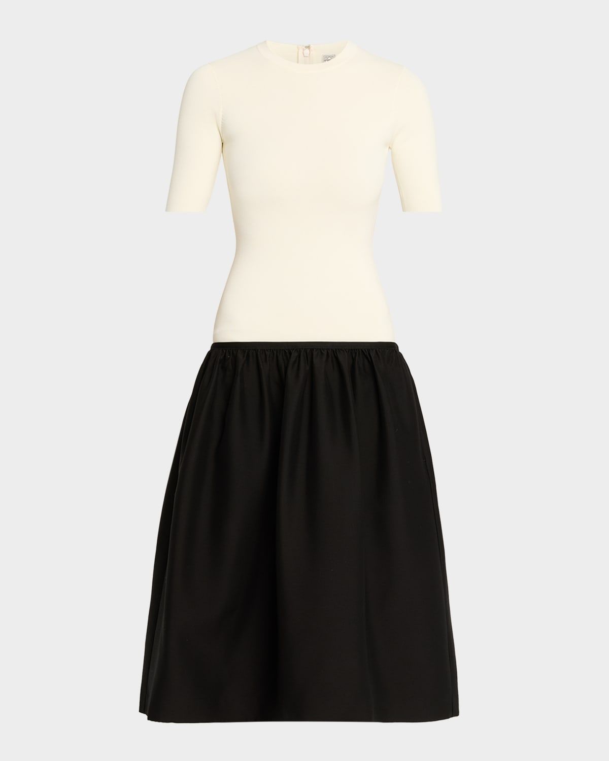 Twinflower Drop-Waist Midi Dress