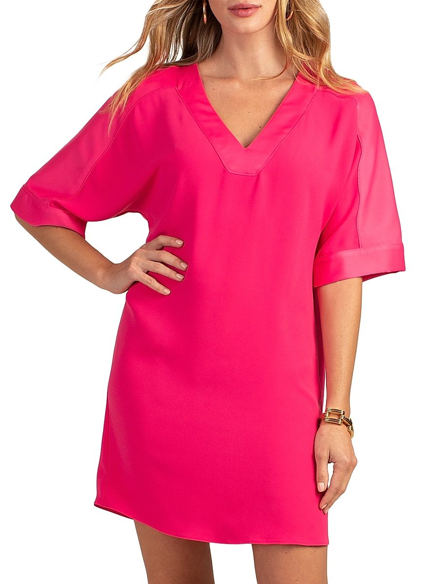 Women's Rabat Tunic Minidress - Rosewater - Size Small