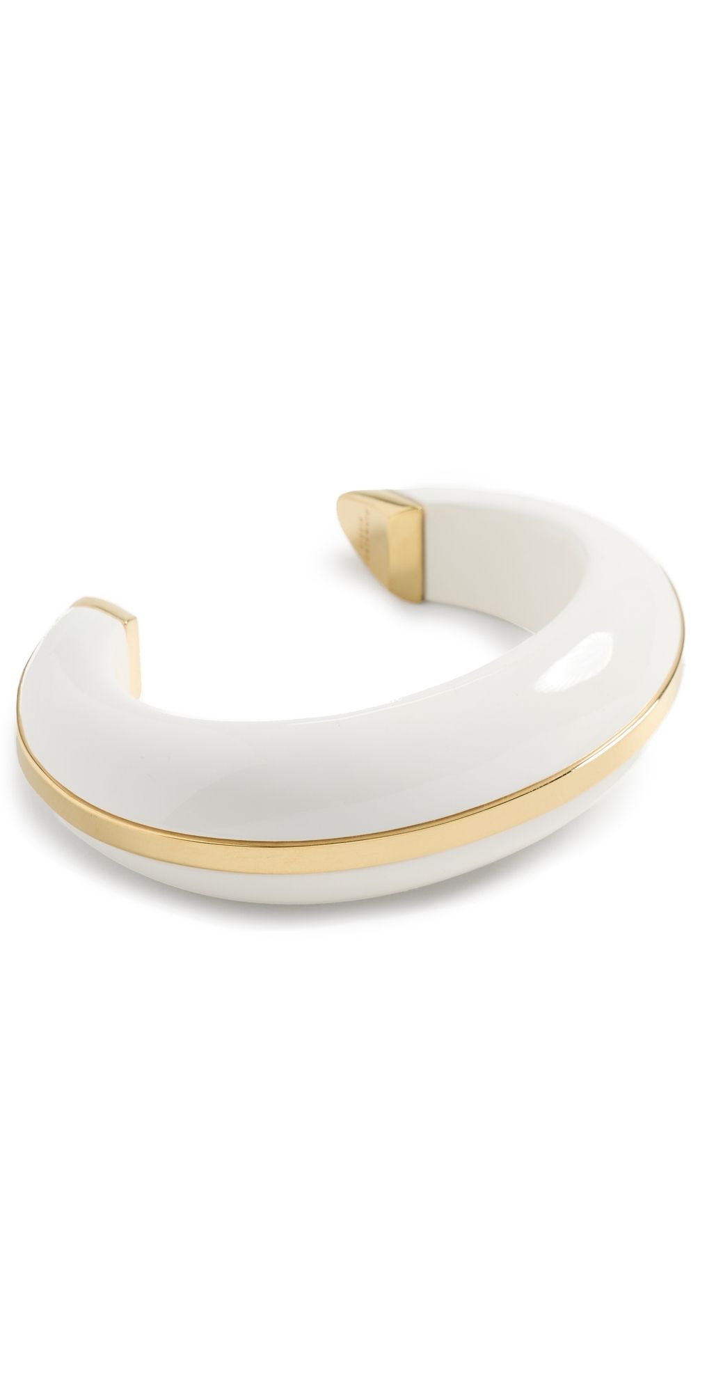 Lizzie Fortunato Halo Cuff Bracelet White One Size